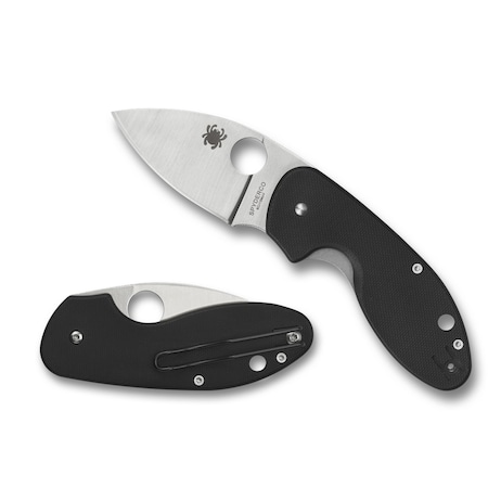 Spyderco 2024 Spyderco Insistent G-10 Black Plain SPY-C246GP